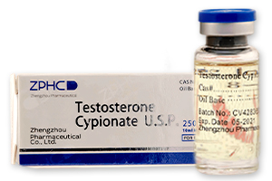 Testosterone Cypionate 250mg/ml vial